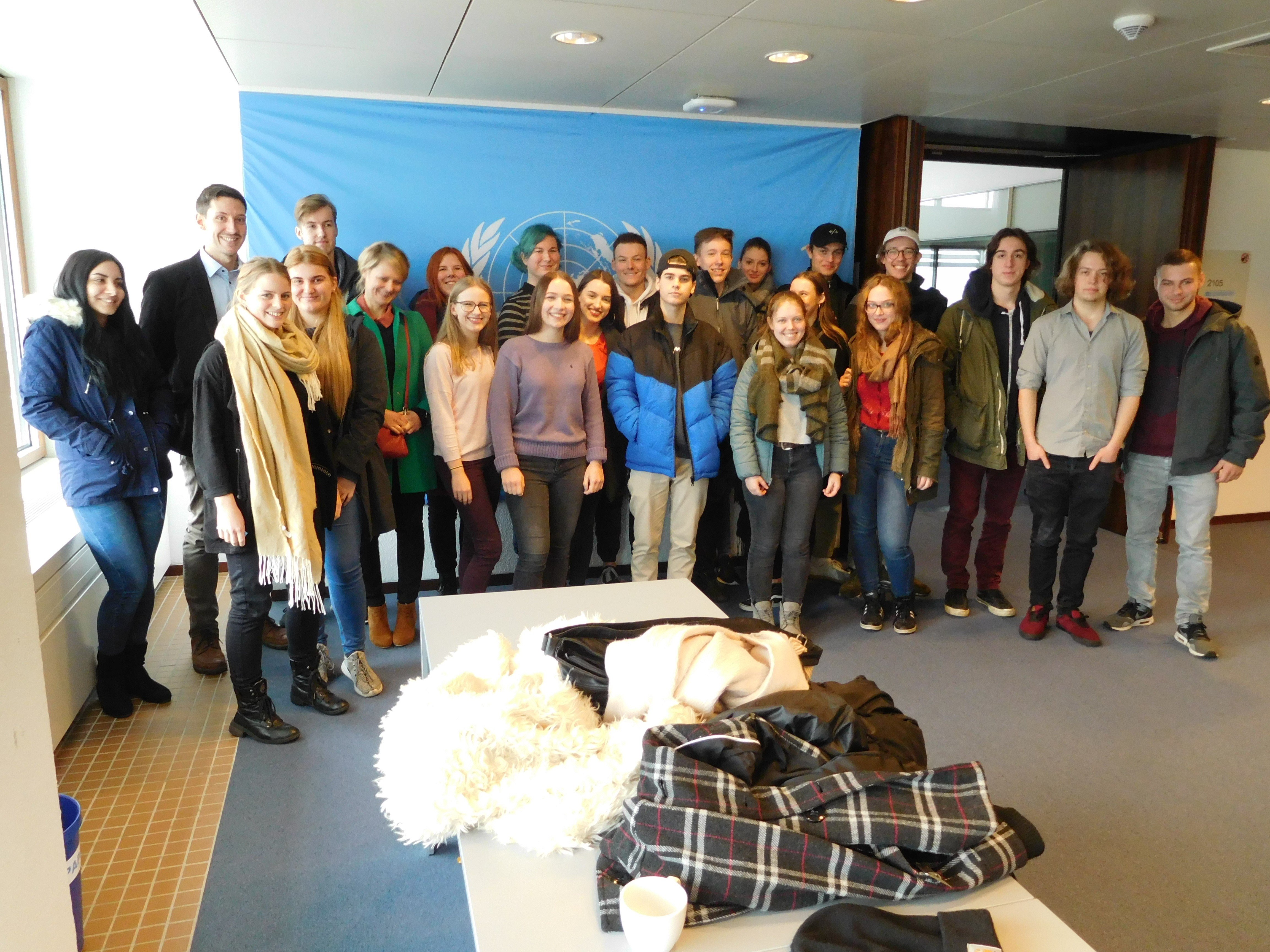 Anfang Dezember: RRBK-Schüler zu Gast bei den Vereinten Nationen in Bonn