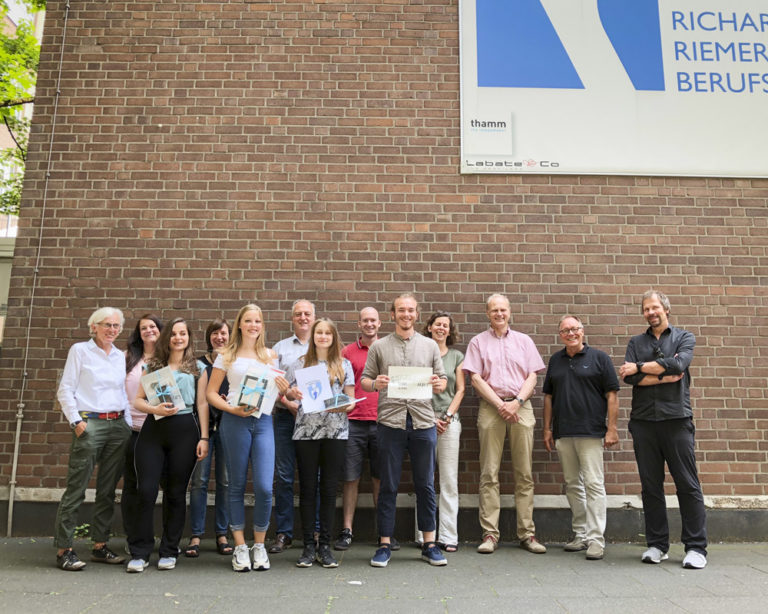 Mechthild Michels, Hanna Gunterman links im Bild, Bernd Schäfer und Tilman Jopp rechts.