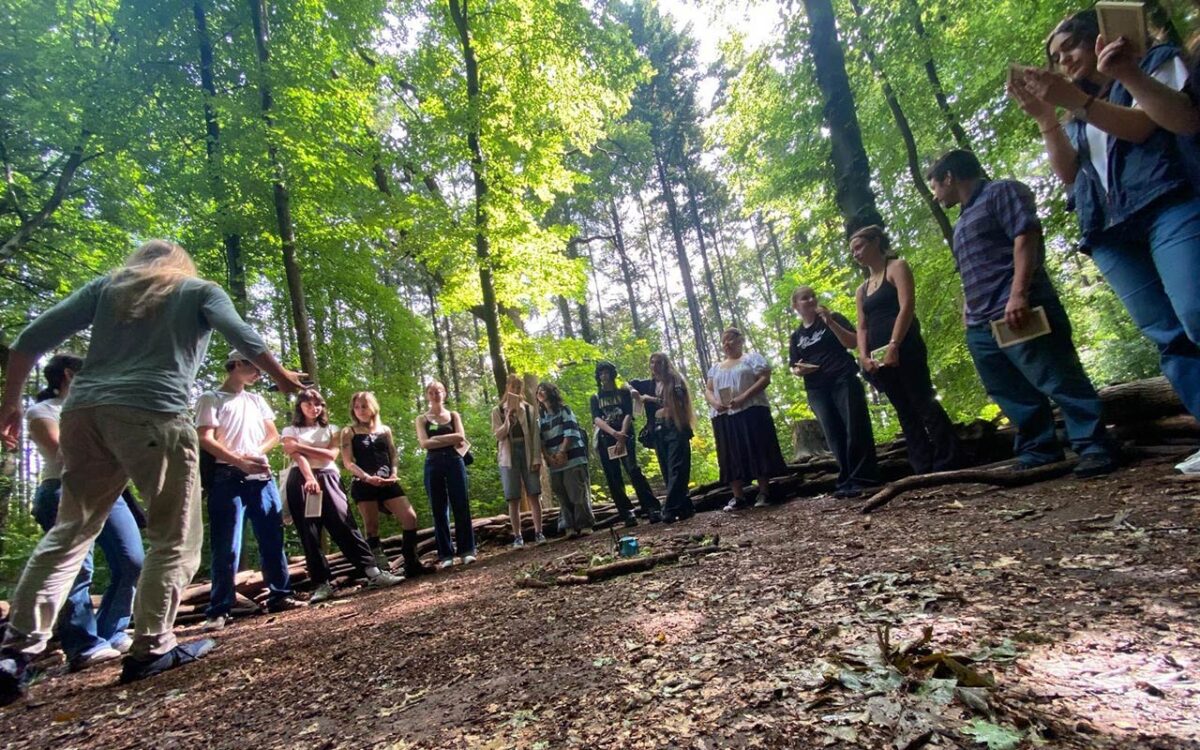 Wald trifft Kunst: Kreatives Kooperationsprojekt mit Ökorausch und dem Haus des Waldes
