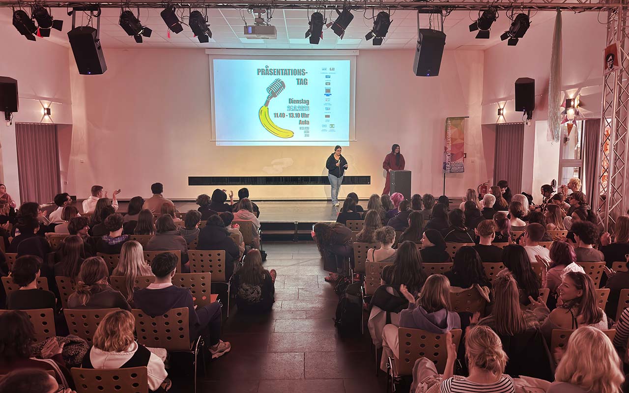 Präsentationstag am 24. März 2026 in der Aula des RRBK