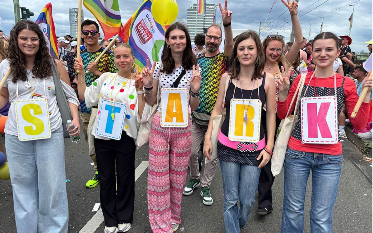 Das RRBK auf dem Christopher Street Day im Juli 2026 in Köln