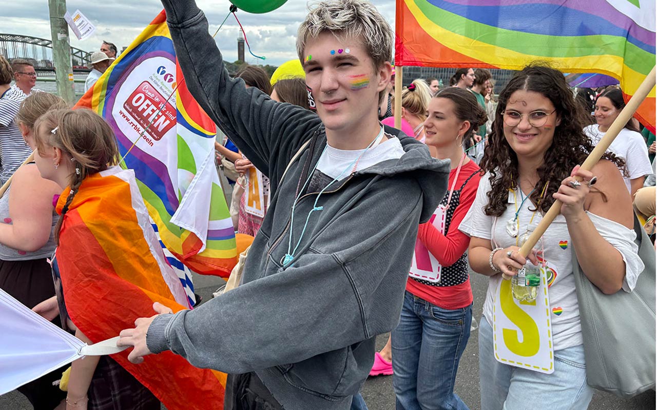 Das RRBK auf dem Christopher Street Day im Juli 2026 in Köln