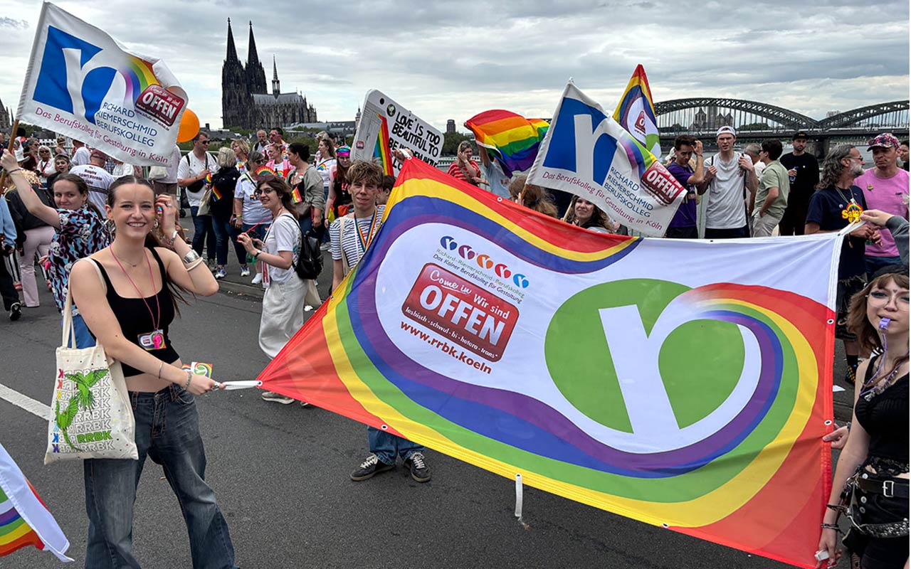 Das RRBK auf dem Christopher Street Day im Juli 2026 in Köln